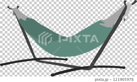 Hammock graphic material illustration Hammock graphic material illustration 121905978