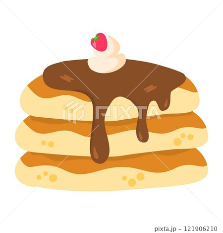 Flat pancake 121906210