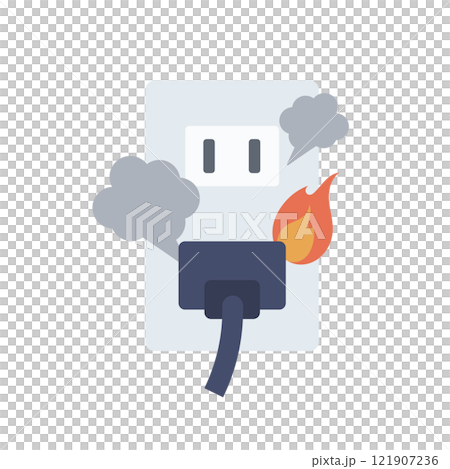 コンセント 火災 コンセント 火災 121907236