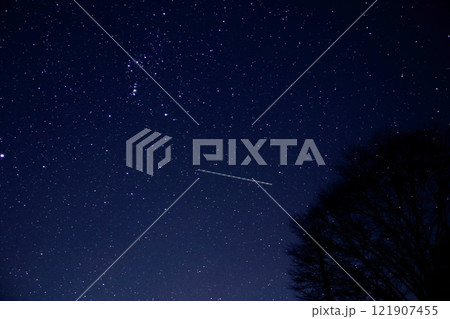 富士山から見る星空 121907455