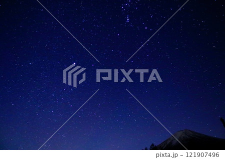 富士山から見る星空 121907496