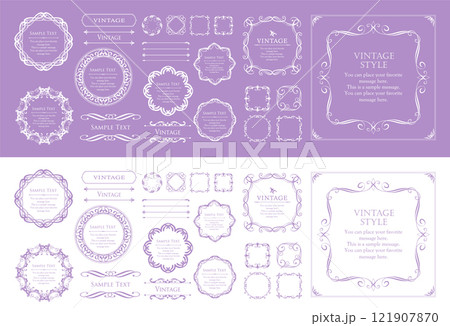 アンティークフレームセット アンティークフレームセット 121907870