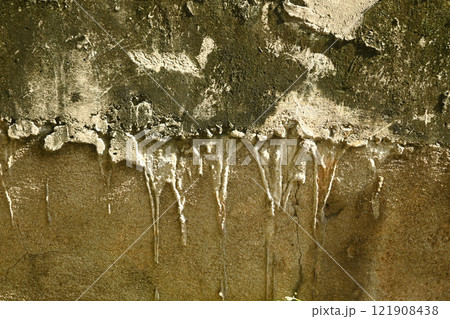 Texture or background of Cross section of concrete footpath. 121908438