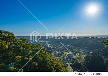 磐田市にある獅子ヶ鼻公園から見た景色(静岡県) 121908682
