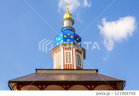 Petrovskaya Tower of The Holy Dormition Pskovo-Pechersky (Pskov-Caves) monastery Petrovskaya Tower of The Holy Dormition Pskovo-Pechersky (Pskov-Caves) monastery 121908708