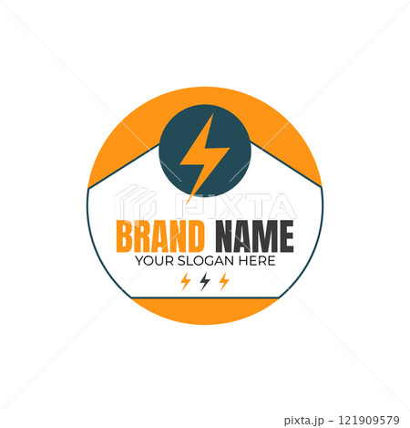 Smart clear energy power logo style business brand 121909579