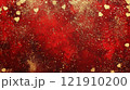 Sophisticated abstract red and gold shiny background 121910200
