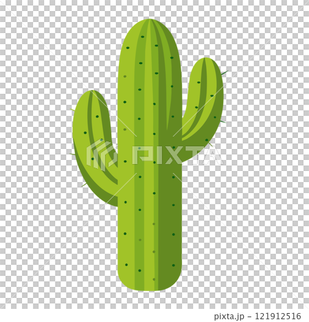 Fiesta Ready Cactus Icon 3D Vector Design for Vibrant Party Invitations 121912516