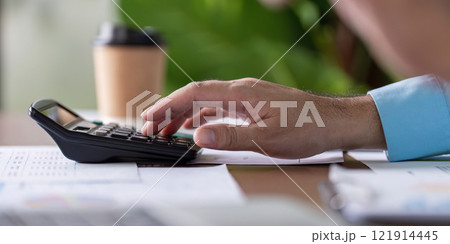 Business calculation techniques for financial planning office desk digital content professional environment close-up finance management Business calculation techniques for financial planning office desk digital content professional environment close-up finance management 121914445