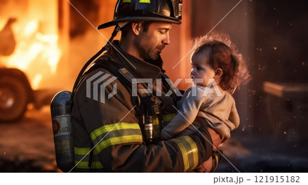 Heroic Firefighter Courageously Rescues Baby From Devastating Burning Building Fire Incident 121915182