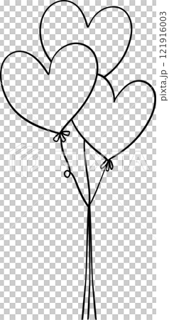 Heart shape in speech outline Heart shape in speech outline 121916003
