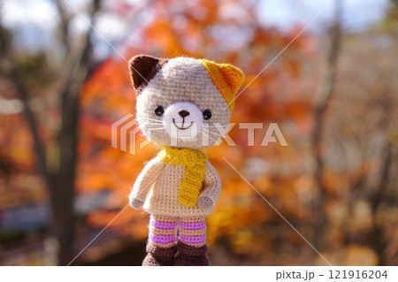 動物のあみぐるみ 紅葉 動物のあみぐるみ 紅葉 121916204