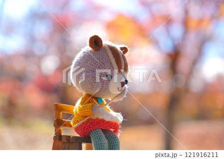 動物のあみぐるみ 紅葉 動物のあみぐるみ 紅葉 121916211