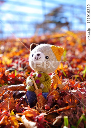 動物のあみぐるみ　紅葉 121916220