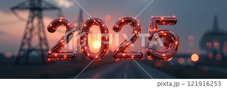 Cross section of high-voltage cable High quality photo 121916253
