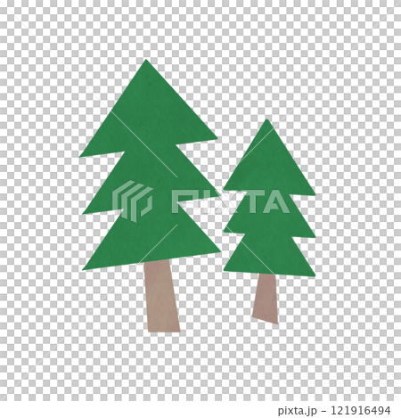 Tree with overlapping triangles Tree with overlapping triangles 121916494