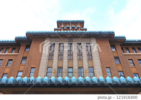 神奈川県横浜市、神奈川県庁本庁舎の風景 神奈川県横浜市、神奈川県庁本庁舎の風景 121916800