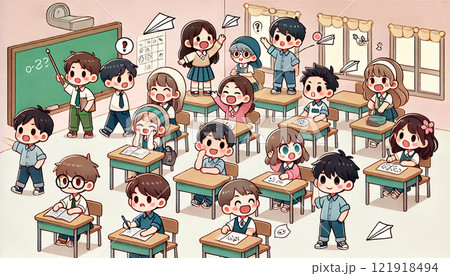 うるさい教室 121918494