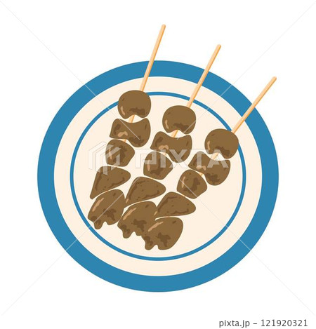 Sate Jeroan indonesian food Sate Jeroan indonesian food 121920321