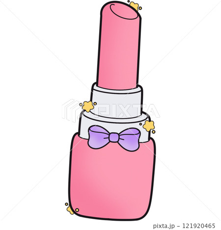 The illustration of a lipstick 121920465