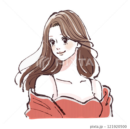 女性・女の子のイラスト素材 121920500