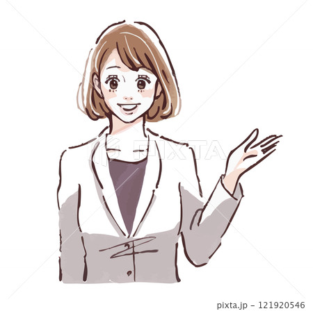 女性・女の子のイラスト素材 121920546