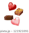 ハートチョコレート 121921091
