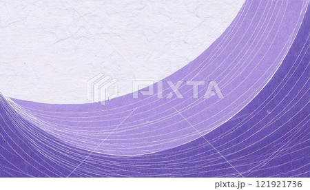 薄紫の和紙、和、和風イメージの背景素材（AI生成素材） 121921736