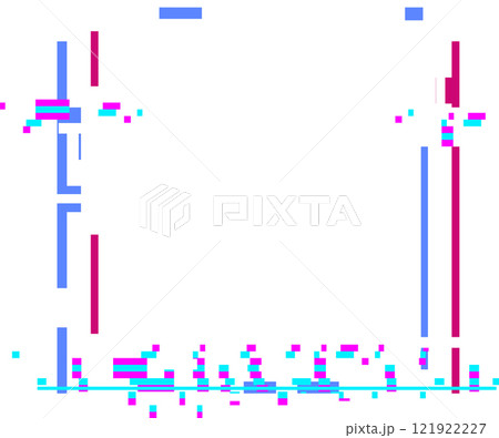 Colorful pixelated lines and squares creating a digital glitch art effect with a geometric and abstract style, representing a modern and technological aesthetic Colorful pixelated lines and squares creating a digital glitch art effect with a geometric and abstract style, representing a modern and technological aesthetic 121922227