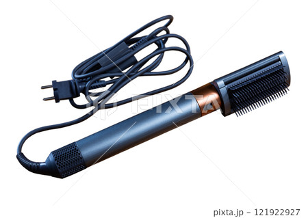 Electric appliance for drying, combing and straightening hair, comb attachment 121922927