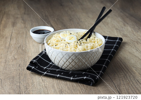 Concept of tasty fast food - instant noodles Concept of tasty fast food - instant noodles 121923720