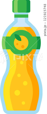 Refreshing orange soda bottle featuring vibrant bubbles and a green cap, capturing the essence of summer, thirst quenching moments, and the zesty appeal of citrus fruits Refreshing orange soda bottle featuring vibrant bubbles and a green cap, capturing the essence of summer, thirst quenching moments, and the zesty appeal of citrus fruits 121923748