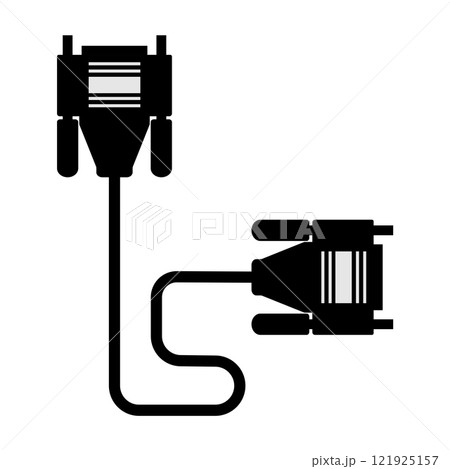 VGA cable icon 121925157