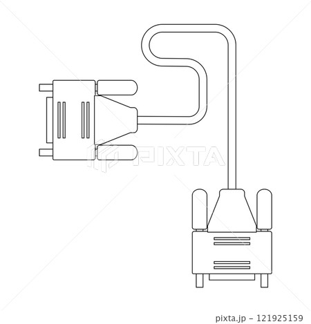 VGA cable icon VGA cable icon 121925159