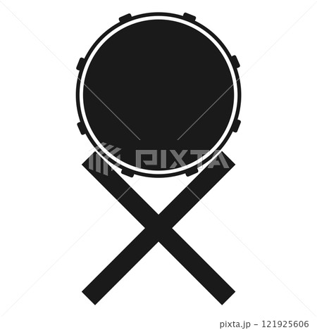 Icon of Ramadan drum. Icon of Ramadan drum. 121925606