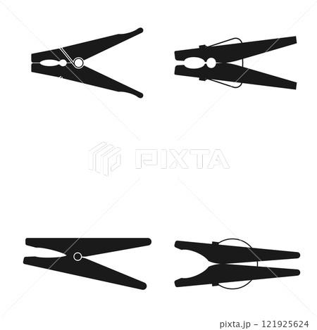 clothespin icon vector 121925624