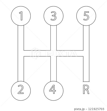 lever icons of various models lever icons of various models 121925703