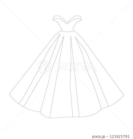 wedding dress icon wedding dress icon 121925791