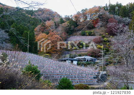 紫雲山地蔵寺:お地蔵さまが並ぶ山/埼玉県秩父郡小鹿野町 紫雲山地蔵寺:お地蔵さまが並ぶ山/埼玉県秩父郡小鹿野町 121927830