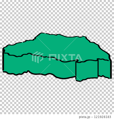 Saitama prefecture _ isometric illustration _01 Saitama prefecture _ isometric illustration _01 121928183