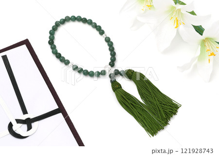 女性用の数珠 121928743