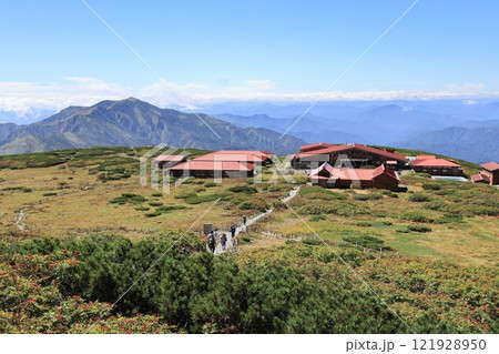 白山 室堂と絶景 白山 室堂と絶景 121928950