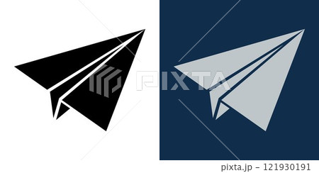 Paper Aeroplane icon. Symbol of travelling. Air transport 121930191