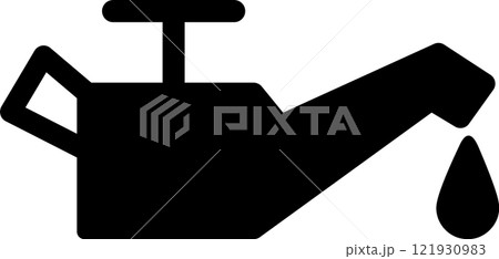 オイル缶アイコン - シンプルでモダンなデザイン 121930983