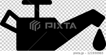 オイル缶アイコン - シンプルでモダンなデザイン 121930983