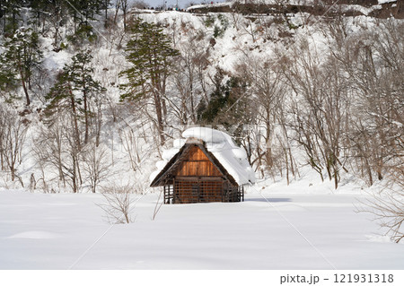 豪雪の白川郷 豪雪の白川郷 121931318