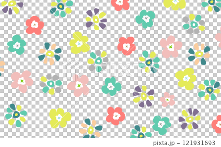 斯堪的納維亞風格花卉背景C08 121931693