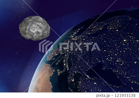 Asteroid approaching to the Earth 121933138