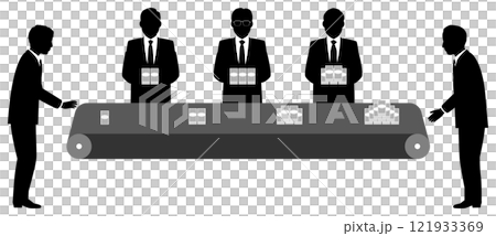 剪影 矢量 手續費 121933369