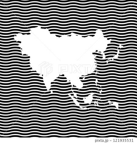 Asia Map Icon Asia Map Icon 121935531